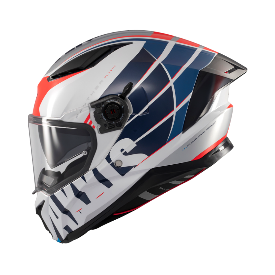 Axxis Panther Flight Parlak/Kırmızı/Mavi/Beyaz