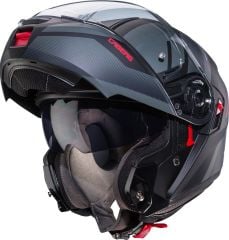 Caberg Levo X Manta Mat Siyah Antrasit Kırmızı