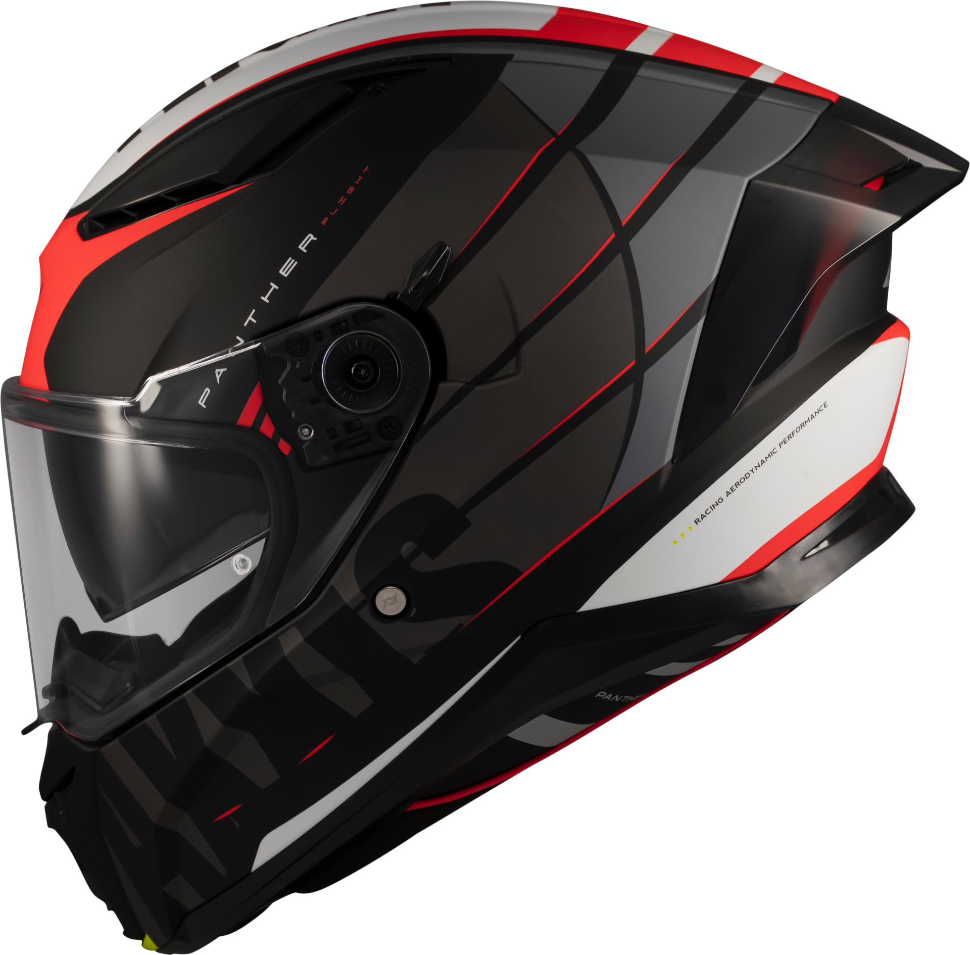 Axxis Panther Flight Parlak/Siyah/Gri/Kırmızı