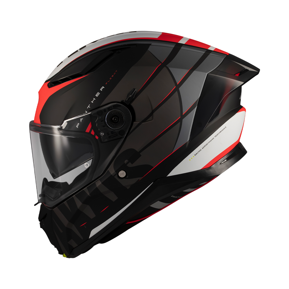 Axxis Panther Flight Parlak/Siyah/Gri/Kırmızı