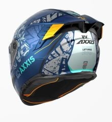 Axxis Hawk Evo Let's Ride Mat Blue