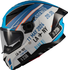 Axxis Panther Passenger Parlak/Mavi/Beyaz