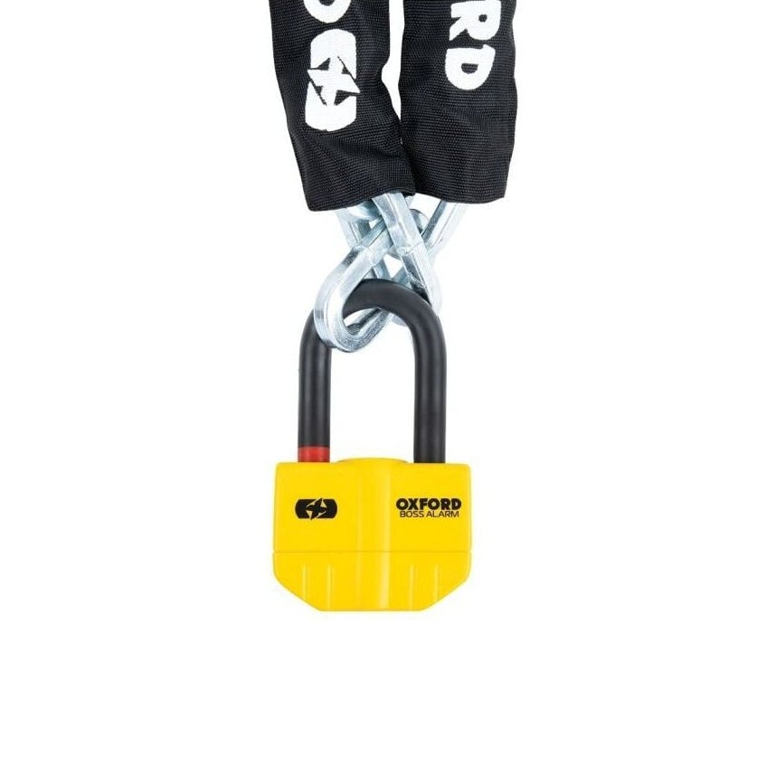 Oxford Boss Alarm - 14mm Kilit - 12mm x 1.5m Zincir - LK488