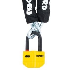 Oxford Boss Alarm - 14mm Kilit - 12mm x 2.0m Zincir
