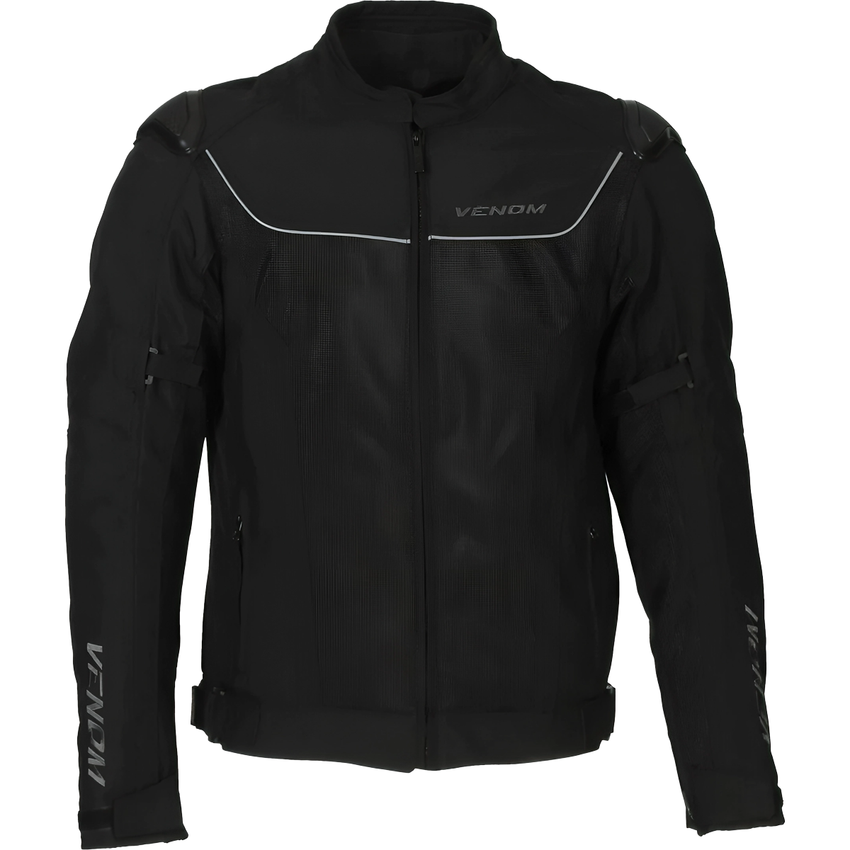 VENOM Raptor - Hörgüçlü 4 Mevsim Motosiklet Montu - Siyah