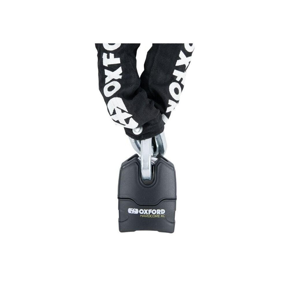 Oxford Hardcore XC13 Zincir Kilit - 13mm Kilit x 2.0m Zincir - LK172