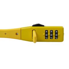 Oxford Şifreli Kelepçe Kilit Sarı - Oxford Combi Zip Lock Yellow - LK151