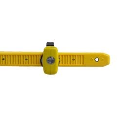 Oxford Şifreli Kelepçe Kilit Sarı - Oxford Combi Zip Lock Yellow