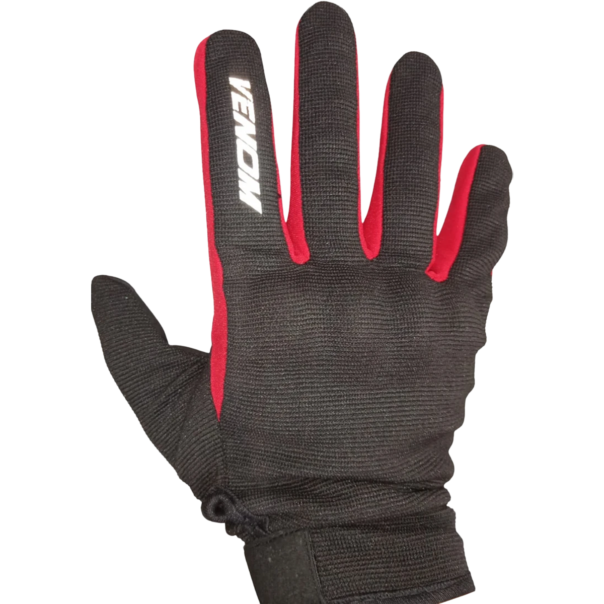 Venom VNP-650 Siyah/Kırmızı - Yazlık Motosiklet Eldiveni