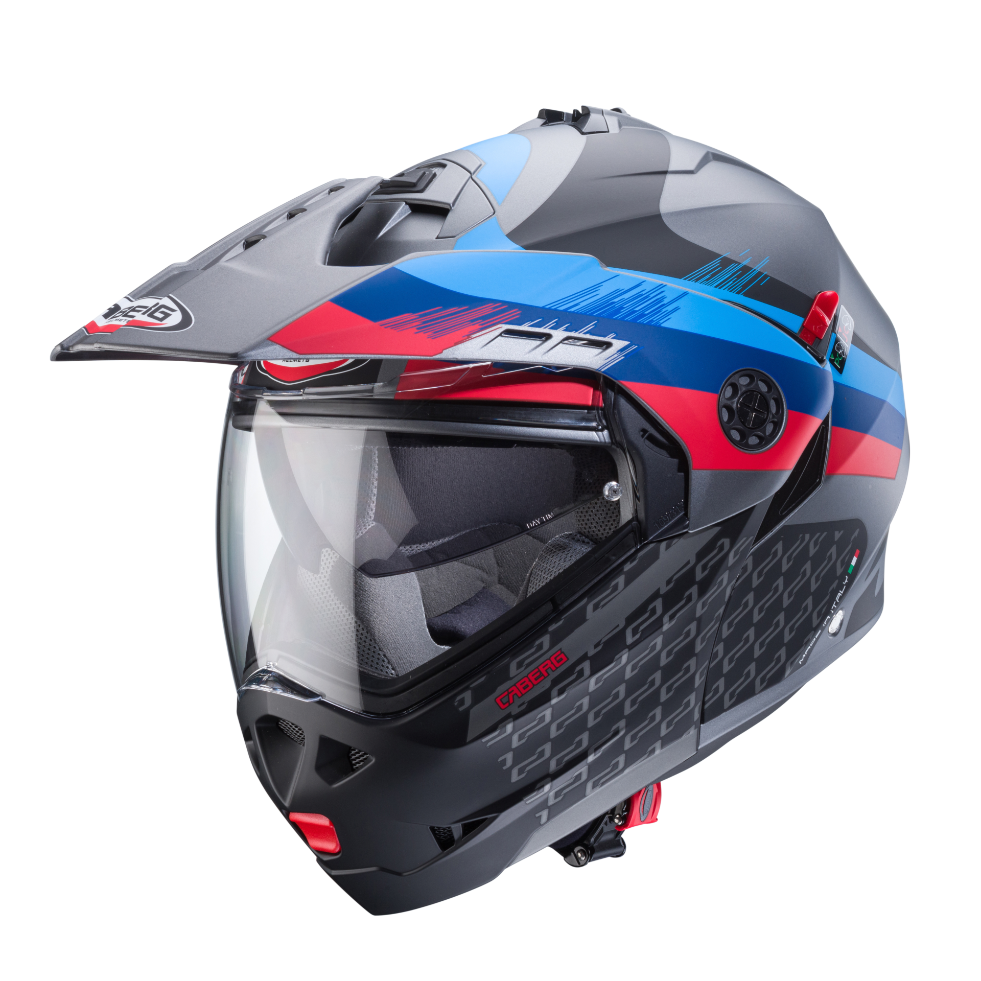 Caberg Tourmax X Sarabe Mat Metalik Gri Siyah BMW Renkleri