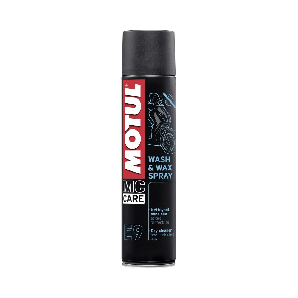 Motul E9 Wash Wax Sprey / Temizleme ve Partlatma Spreyi / 400 ML