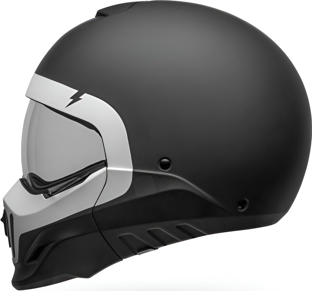 Bell Broozer Cranium Mat Siyah Beyaz