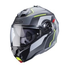 Caberg Duke Evo Move Mat Metalik Gri Siyah Fosfor Sarı