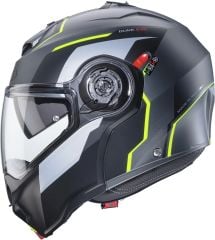 Caberg Duke Evo Move Mat Metalik Gri Siyah Fosfor Sarı