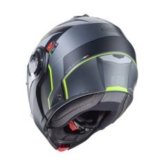 Caberg Duke Evo Move Mat Metalik Gri Siyah Fosfor Sarı
