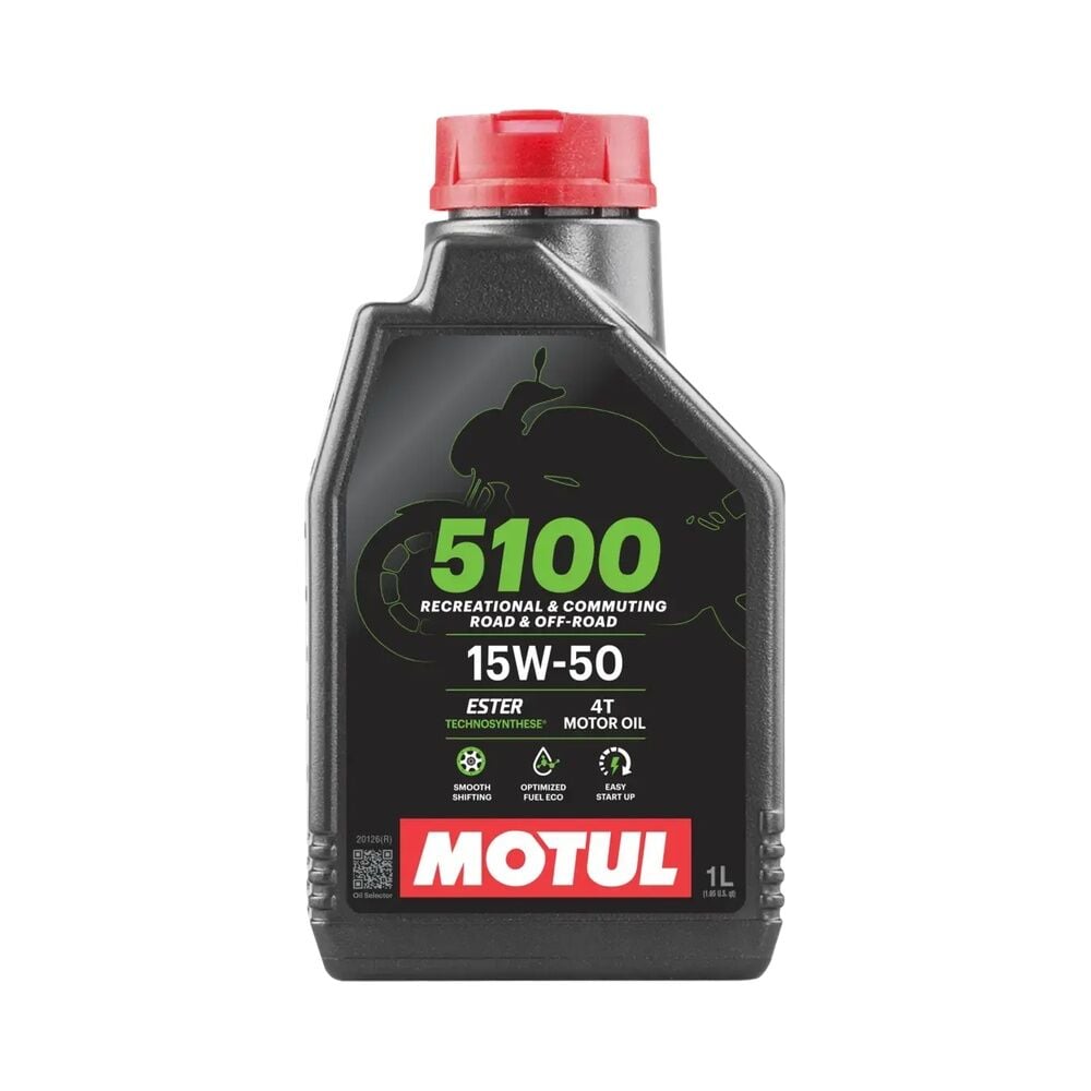 Motul 5100 15W-50 4T / Motosiklet Yağı / 1LT