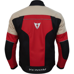 VENOM Ceket Dynamic - Açık Gri/Kırmızı