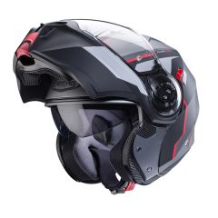 Caberg Duke Evo Mat Metalik Gri Siyah Kırmızı