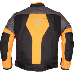 VENOM Dynamic - 4 Mevsim Kadın Motosiklet Montu - Siyah/Turuncu