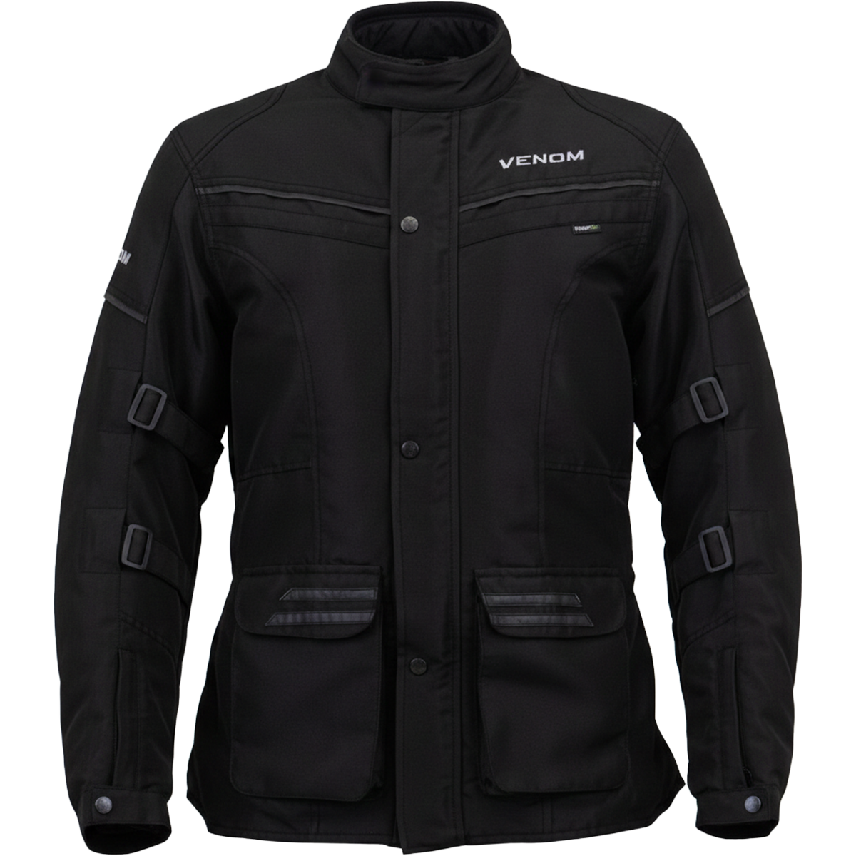 VENOM Touring Pro - 4 Mevsim Motosiklet Montu - Siyah