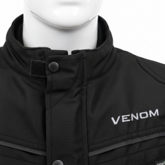 VENOM Touring Pro - 4 Mevsim Motosiklet Montu - Siyah