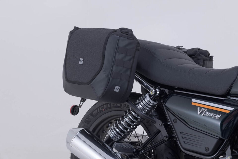 SW-MOTECH V-LOC Sol Yan Çanta Taşıyıcısı Moto Guzzi V7 - VMC.17.847.10000