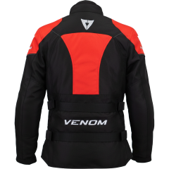 VENOM Touring Pro - Motosiklet Ceketi - Siyah/Kırmızı
