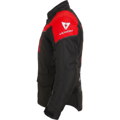 VENOM Touring Pro - 4 Mevsim Motosiklet Montu - Siyah/Kırmızı