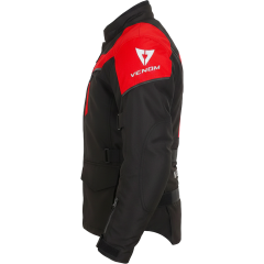 VENOM Touring Pro - Motosiklet Ceketi - Siyah/Kırmızı