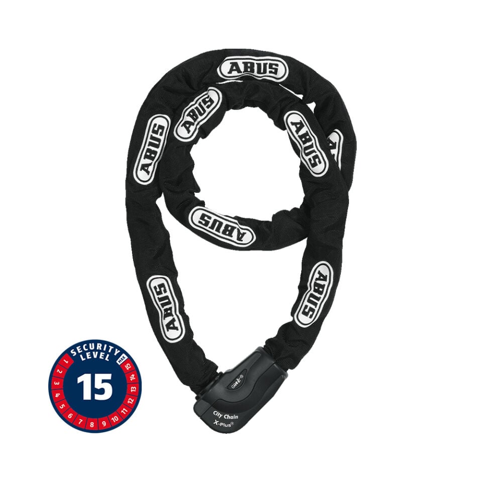 ABUS GRANIT™ CityChain XPlus™ 1060/170 Black – Premium Motosiklet Zincir Kilidi