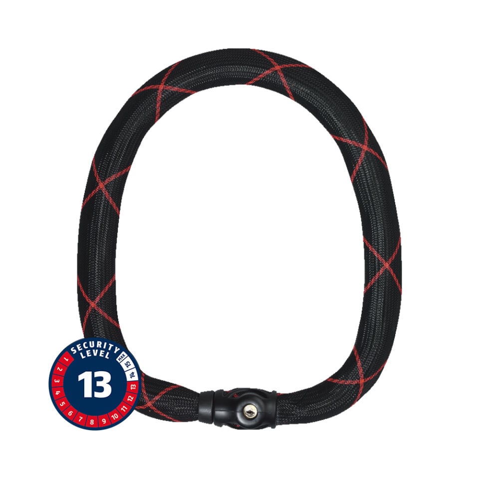 ABUS IVY Chain™ 9210/140 Black – Yüksek Güvenlikli Motosiklet Zincir Kilidi