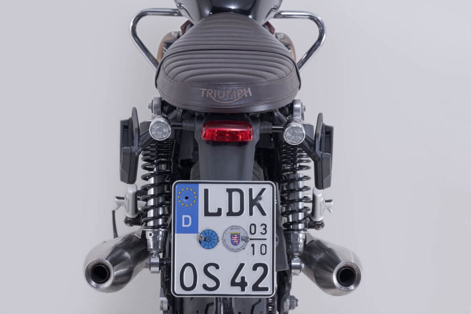SW-MOTECH V-LOC Sol Yan Çanta Taşıyıcısı Triumph Street Twin / Scrambler - VMC.11.667.10000