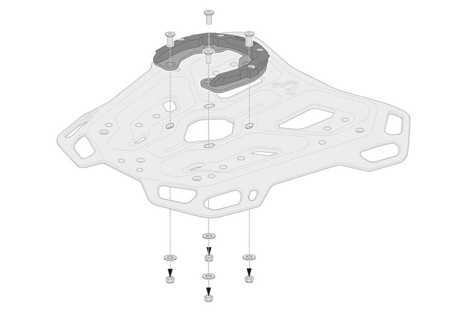 SW-MOTECH PRO Depo Halkası ADVENTURE-RACK Uyumlu - GPT.00.152.36100/B
