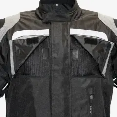 VENOM Discovery - Kışlık Motosiklet Montu - Siyah/Gri