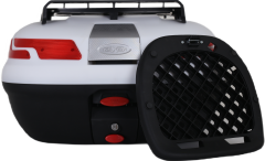 MAXEM SL 45 FULL BEYAZ MOTOSİKLET ARKA ÇANTA TOPCASE