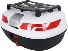 MAXEM SL 45 FULL BEYAZ MOTOSİKLET ARKA ÇANTA TOPCASE
