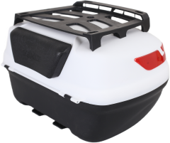 MAXEM SL 45 FULL BEYAZ MOTOSİKLET ARKA ÇANTA TOPCASE