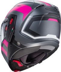 Caberg Horus X Road Mat Siyah Metalik Gri Fuşya