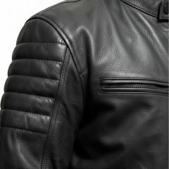 VENOM Mustang Deri Motosiklet Ceketi - Siyah