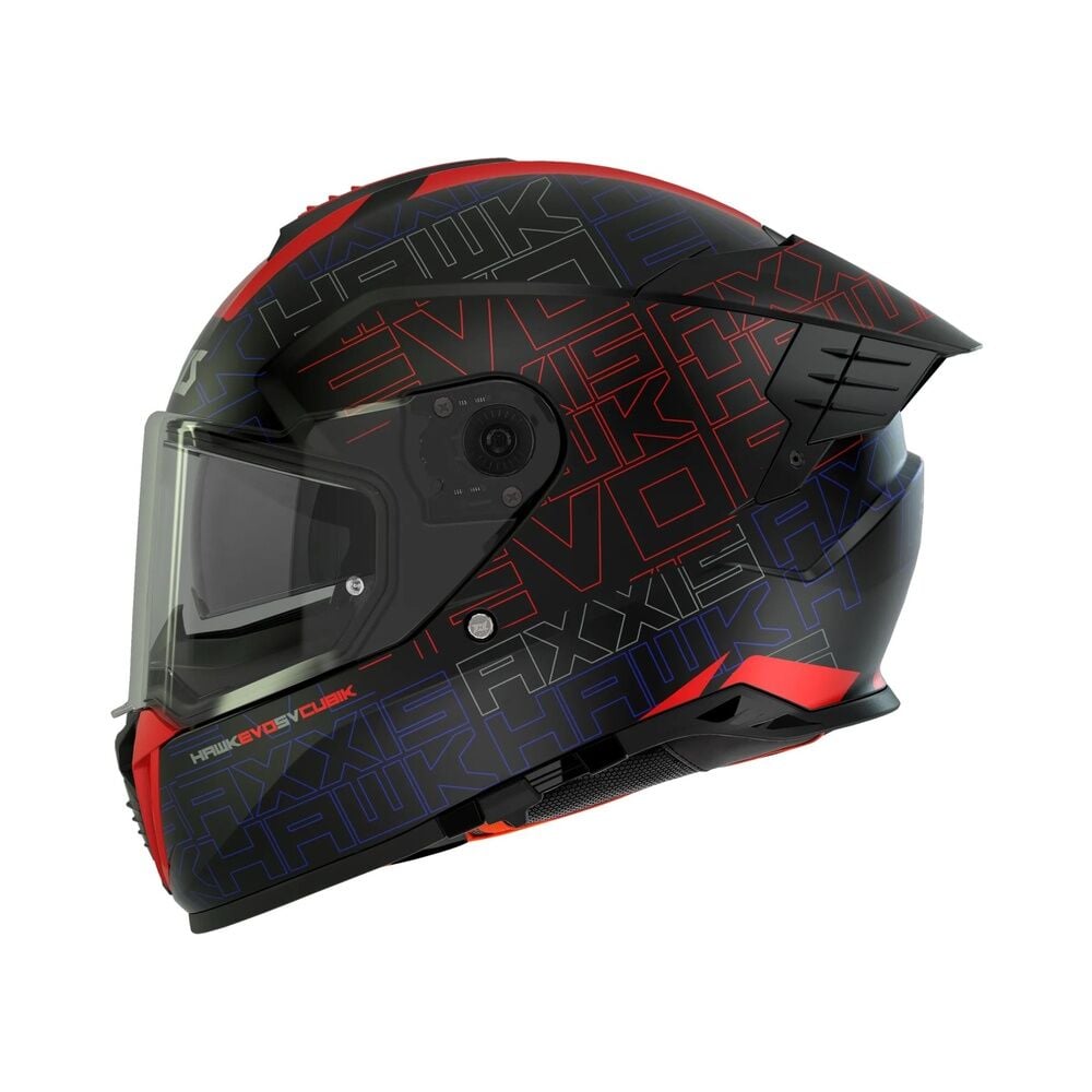 Axxis Hawk Evo Cubik Kırmızı