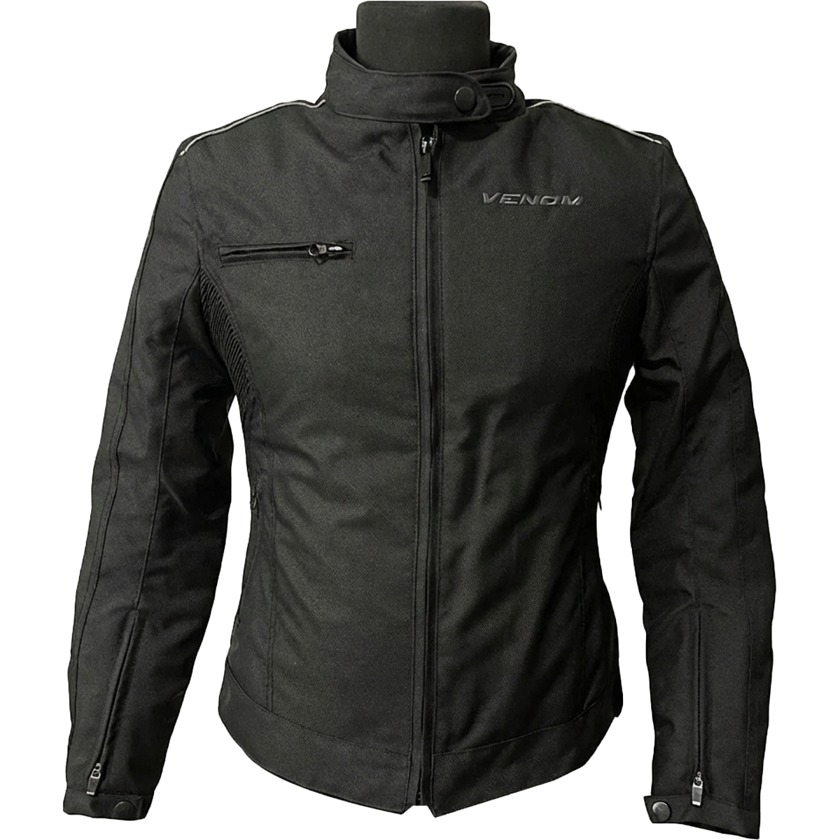 VENOM Alice - Mevsimlik Kadın Motosiklet Ceketi - Siyah