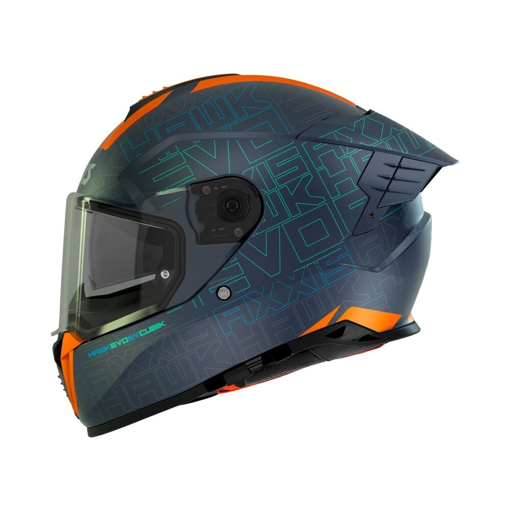 Axxis Hawk Evo Cubik Turuncu