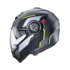 Caberg Duke X Tour Mat Siyah Fosfor Sarı Antrasit Gümüş