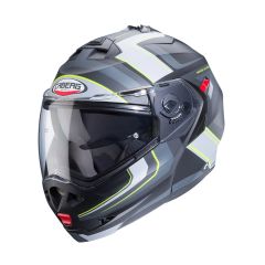 Caberg Duke X Tour Mat Siyah Fosfor Sarı Antrasit Gümüş
