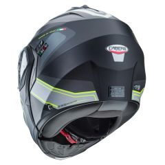 Caberg Duke X Tour Mat Siyah Fosfor Sarı Antrasit Gümüş