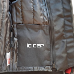 VENOM Air Racing - Motosiklet Ceketi - Gri/Siyah