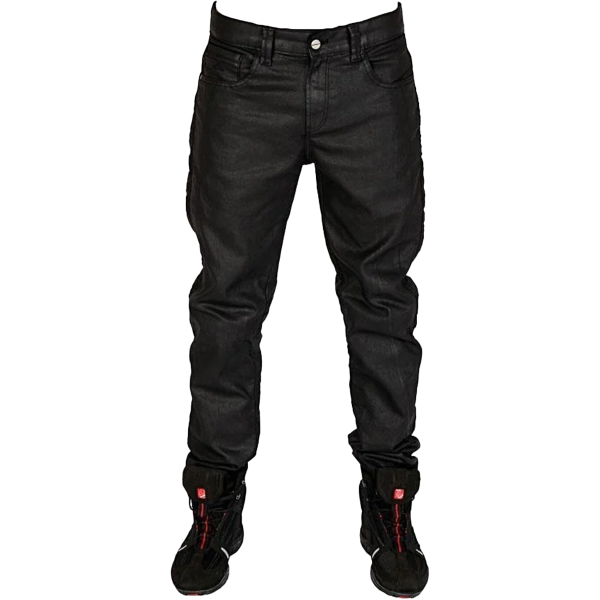 Tech90 New Pirate Kevlar Kot Motosiklet Pantolonu - Siyah