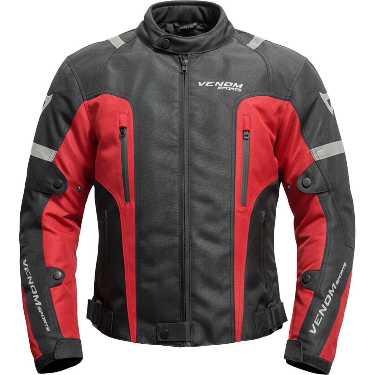 VENOM Air Racing - Motosiklet Ceketi - Kırmızı/Siyah
