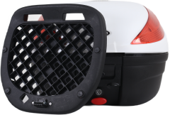 MAXEM SL35 BEYAZ SIRTLIKLI MOTOSİKLET ARKA ÇANTA TOPCASE