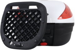 MAXEM SL35 BEYAZ SIRTLIKLI MOTOSİKLET ARKA ÇANTA TOPCASE